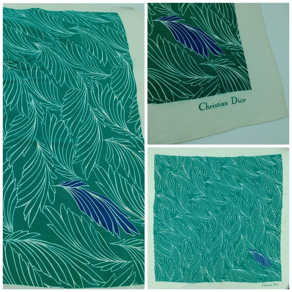 Dior Accessories - Vintage 80's Christian Dior silk scarf